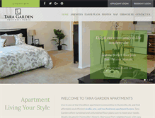 Tablet Screenshot of liveattaragarden.com